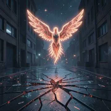 В темноте улиц, где свет погас,