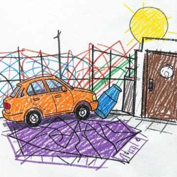 Бит врывается — ломаный бас, как будто кто-то давит на газ и тормоз одновременно