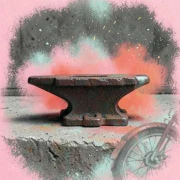 Фенькин Леха у горна стоит,