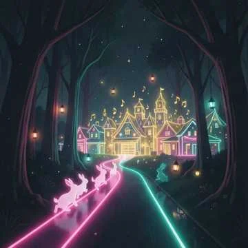 The road to rabbit town