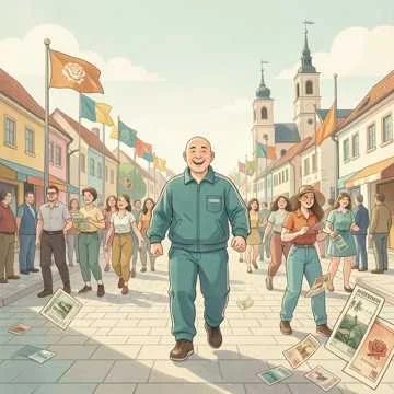 Владиммр, родился, в Скопине рязанской области. Ему 50 лет, юбилей. Работает…