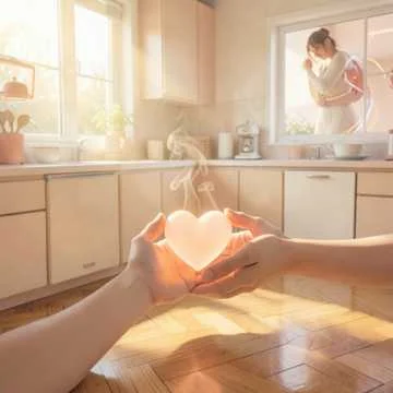 Ты входишь — и тише мой дом.