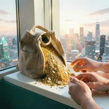 Я вернулся с вахты, руки в золотой пыли