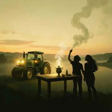 В хуторе Весёлом мы зажгли когда-то,