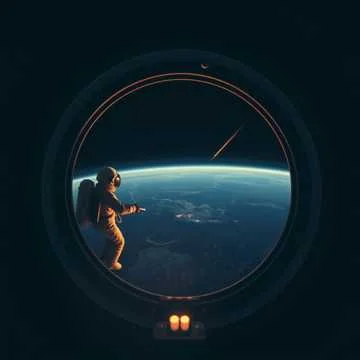 Приснилось как будто я была космонавтом и видела из космоса нашу планету, но…