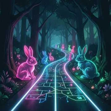 The road to rabbit town