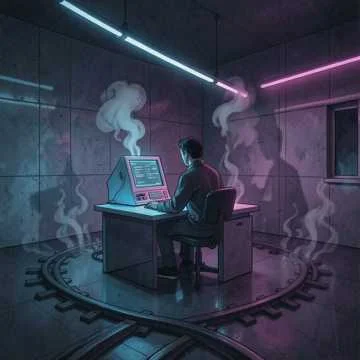 За окном темно