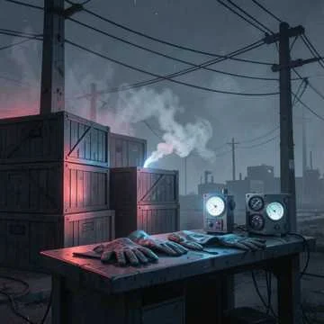 Петя тянет ящик
