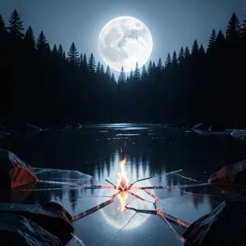 Луна не излучает свет.
