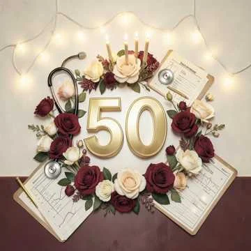 юбилей 50 лет Галине Николаевне, заведующая ЛОР отделения, коллеги медсестры и…