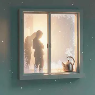 Женя тихо в доме зажигает свет,