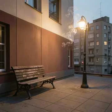 Дым клубится, как туман над спальным районом,