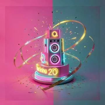 Сделай зажигательную песню в стиле диско/поп, темп 120 BPM, яркий синтезатор,…