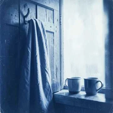 Your coat still hangs by the door