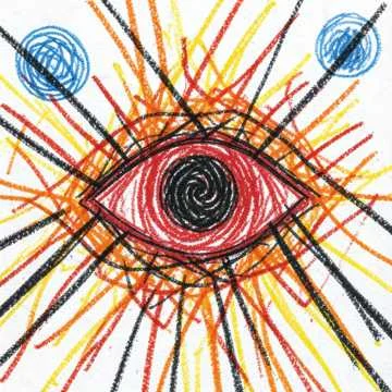 Eyes full of hate