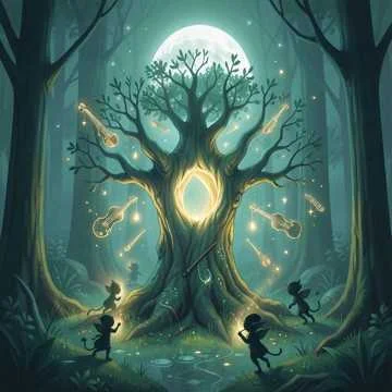 Deep in the magical forest