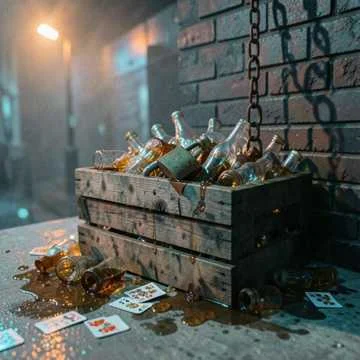 Замок висит на двери и мы сидим взаперти шубарик тоже пришёл и нас не нашел…