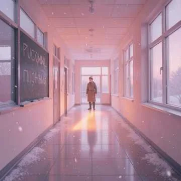 За окном метель кружила