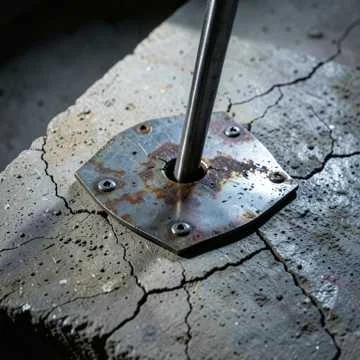 Спица в руке и в черепе пластина,