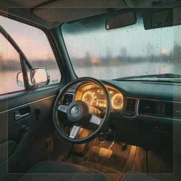 Ты сжимаешь руль, дрожат немного руки,