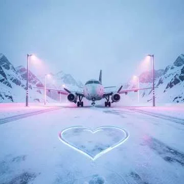 Ветер режет  металл самолета