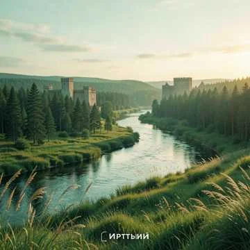Степь широкая, лес густой,