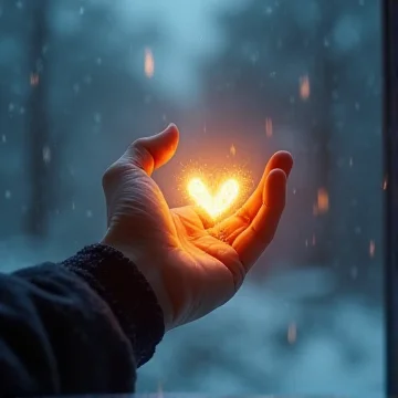 Адам пишет имя на стекле,