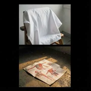 Рена с Риной в белых халатах,
