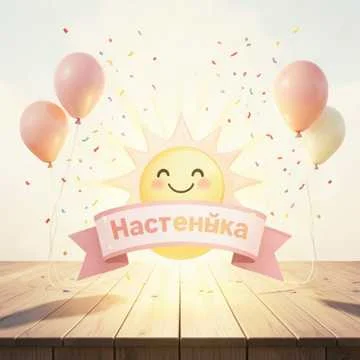 Настенька, тебе уже два годика, ура!