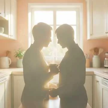 Павел смотрит Алина улыбается
