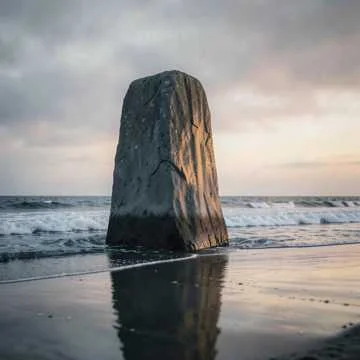 Ты словно молчаливая скала,