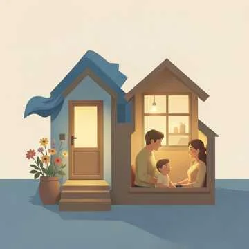 Помню, как начиналось — простой синий плащ и цветы,