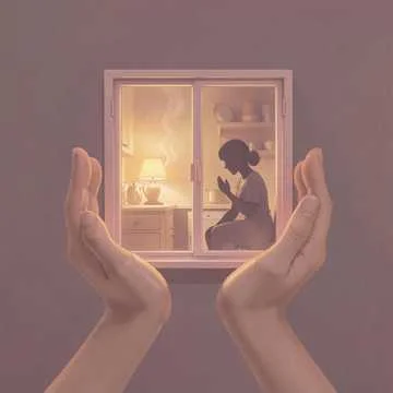 Ты поправишь мне ворот, как в детстве.