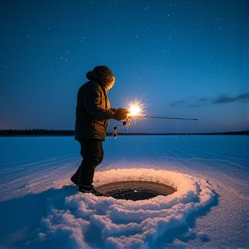Табага, ночь, мороз кусает за нос,