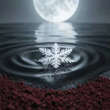 Лунный блик… на воде…