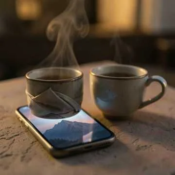 Ты смеёшься — чай остывший