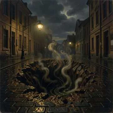 Ночь. Улица. Петля. И яма.