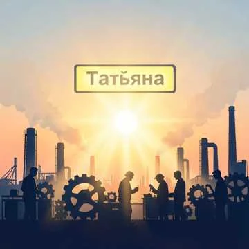 В утреннем дыму завода,