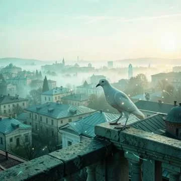 Милый старый дворик, виноградная лоза,