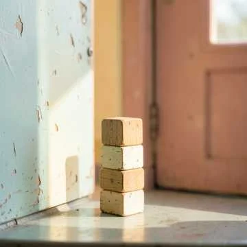 Маленькие тапки у дверей