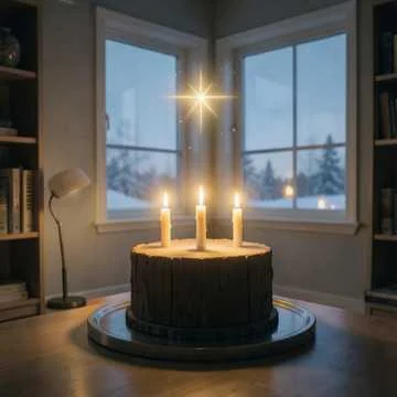 Сегодня дом светлей вдвойне,