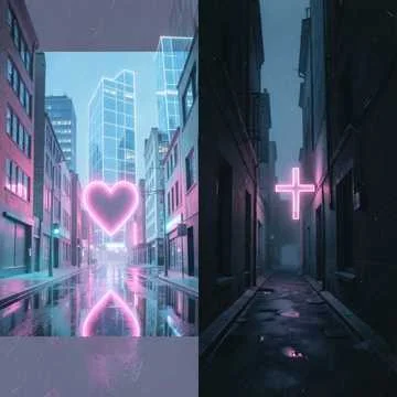Две жизни: яркая, где смех и свет,