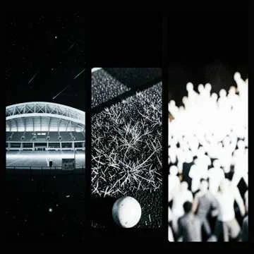 energetic drums and stadium crowd sounds
