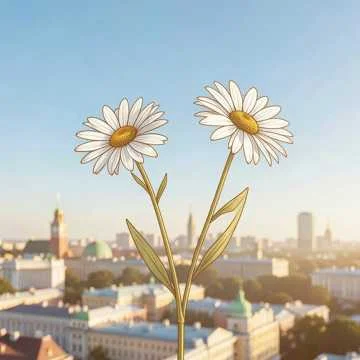 Летние ромашки