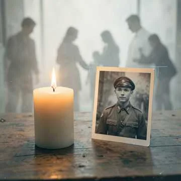 На фотографии парнишка молодой.